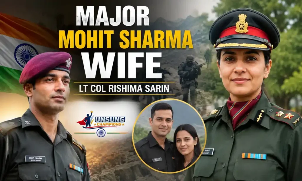 Major Mohit Sharma Wife