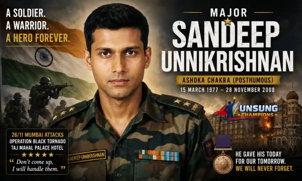 major sandeep unnikrishnan