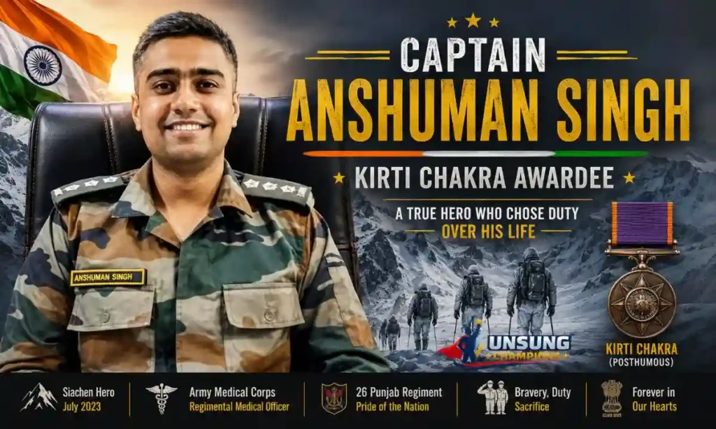 captain anshuman singh