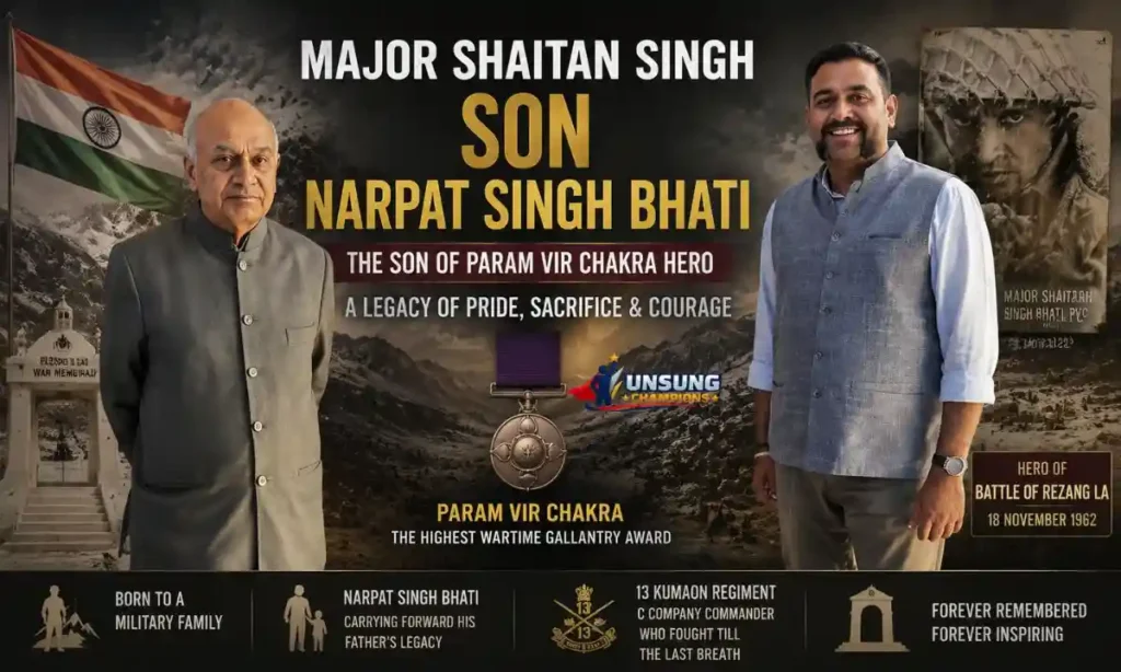 major shaitan singh son